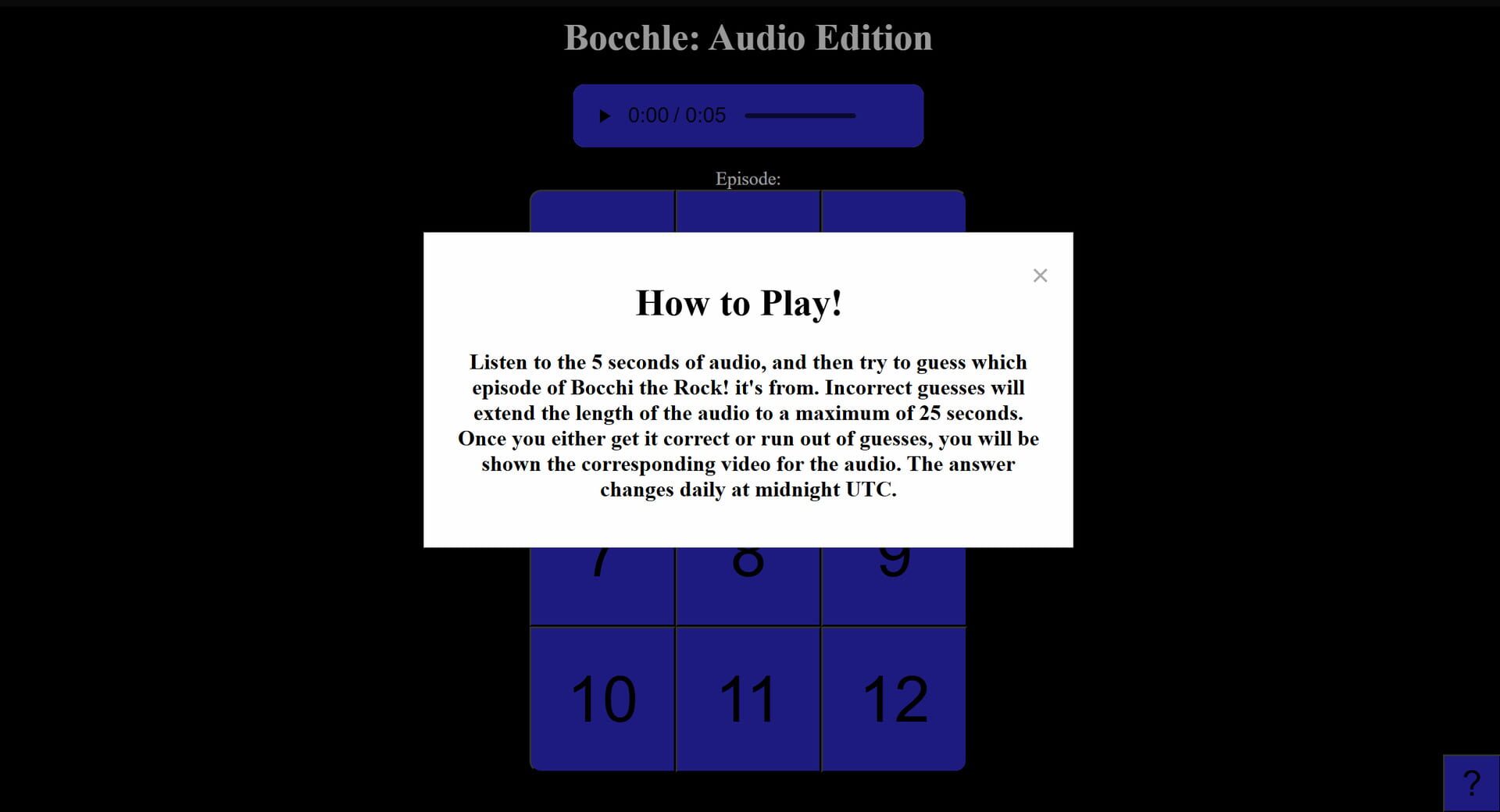 Bocchle: Audio Edition - Screenshot