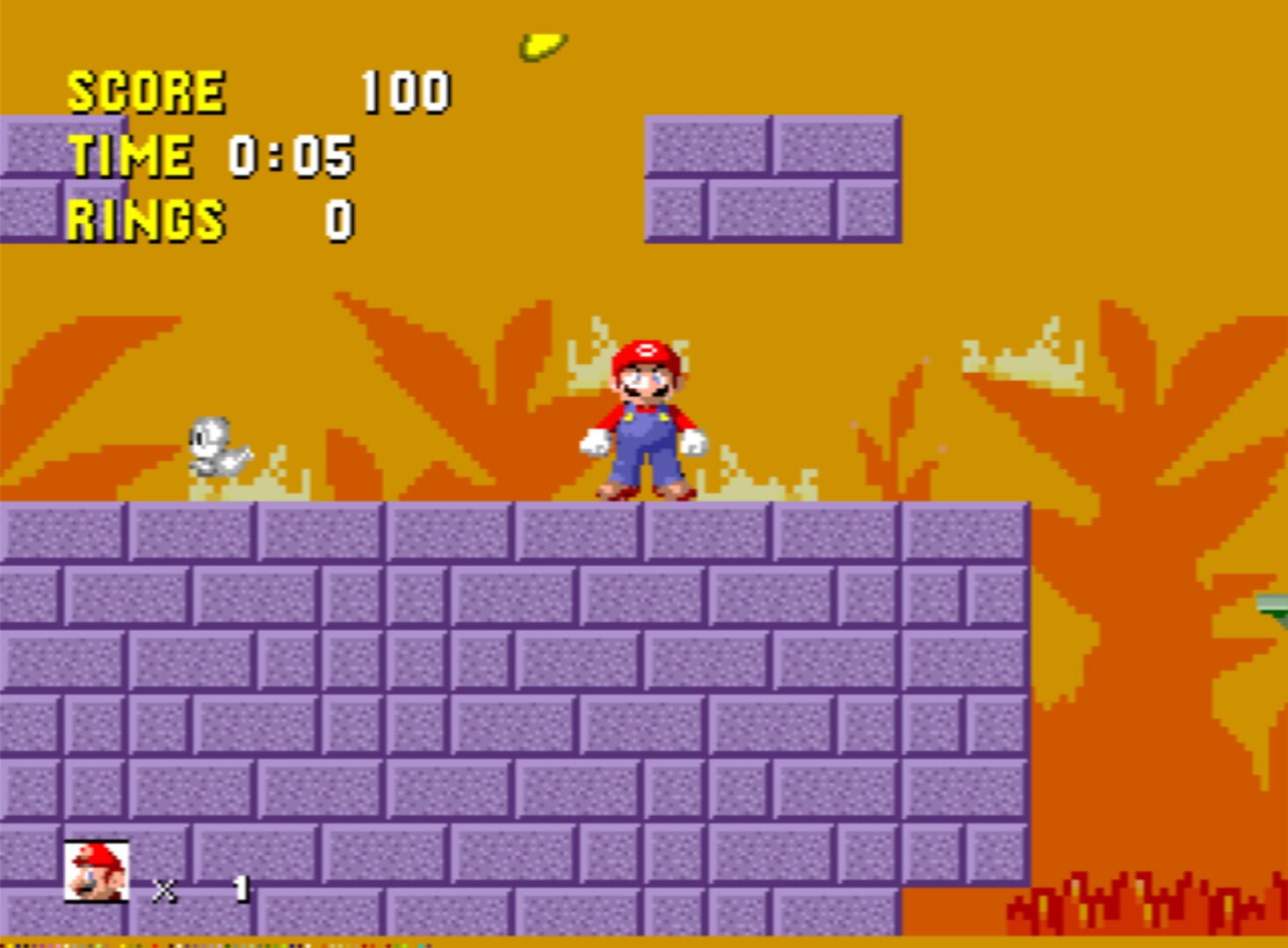 The Worst Sonic the Hedgehog Romhack (Featuring Mario)