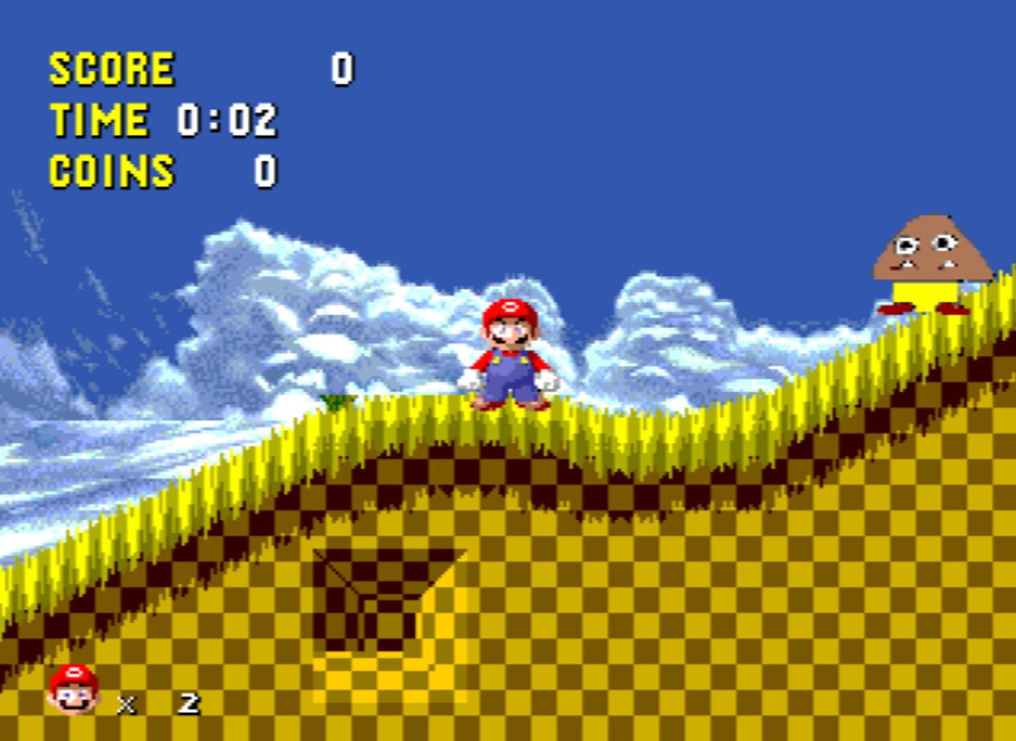 The Worst Sonic the Hedgehog Romhack (Featuring Mario) 2