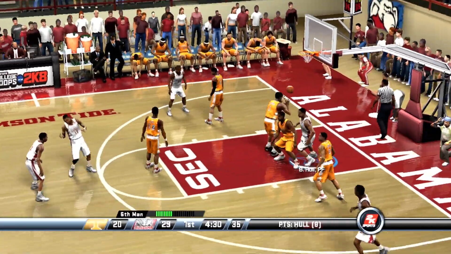NCAA College Hoops 2K8 - Screenshot