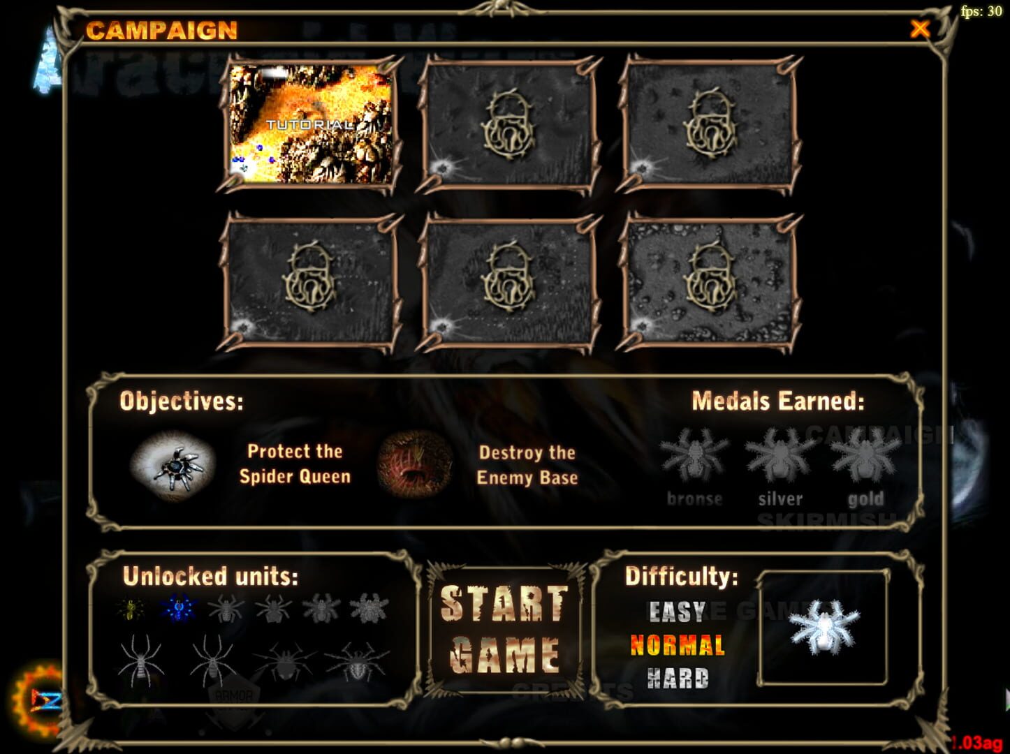 Arachnid Wars - Screenshot