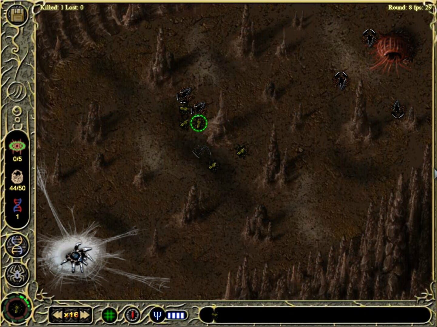 Arachnid Wars 1.5 - Screenshot