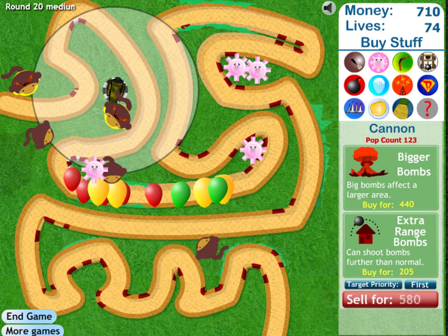 Bloons TD 3 - Screenshot
