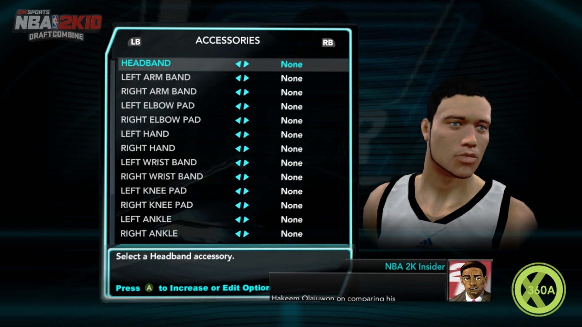 NBA 2K10: Draft Combine