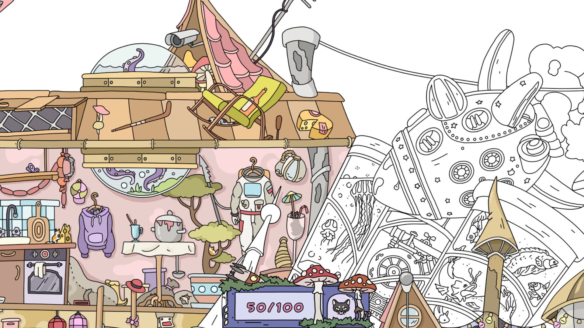 Hidden Cats 9: Aliens