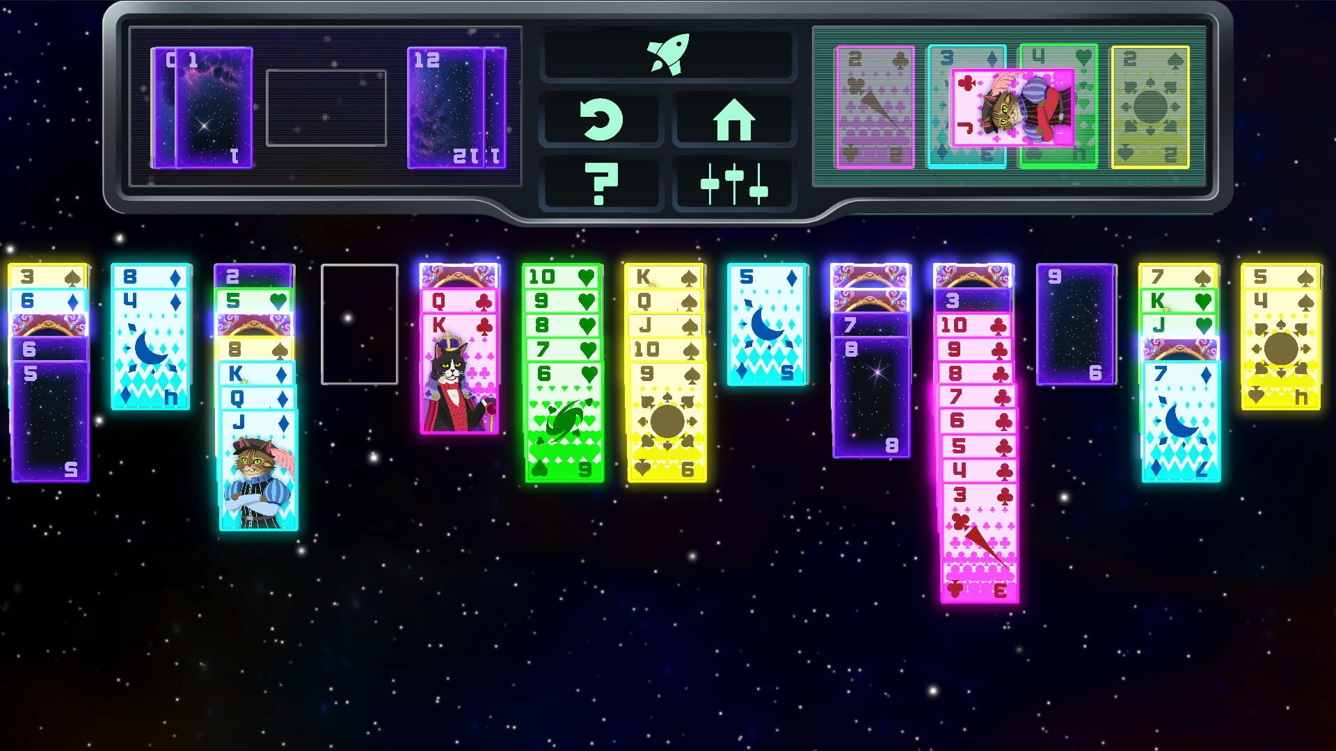 Space Cat Solitaire