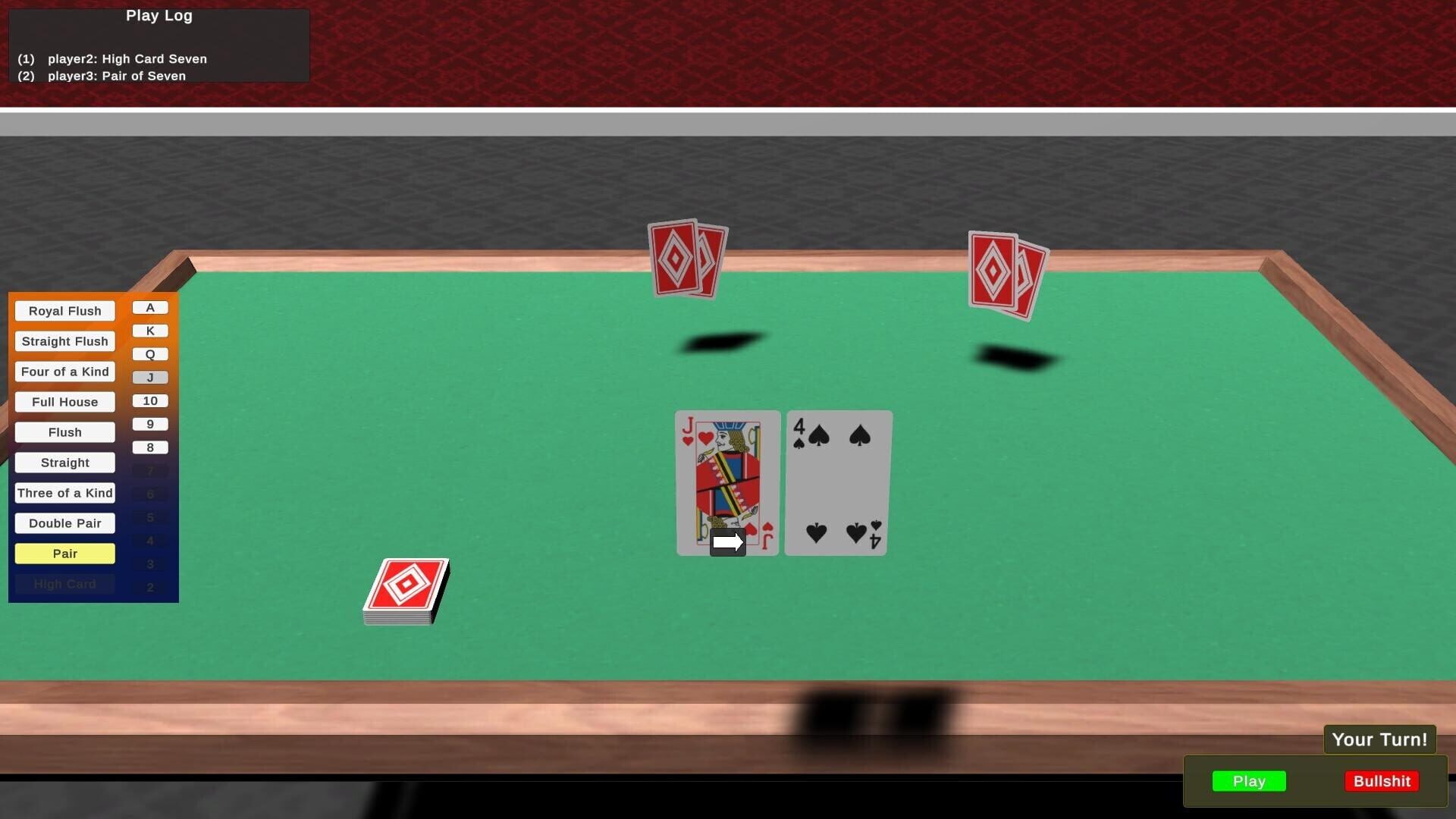 Poker Hands Bullshit