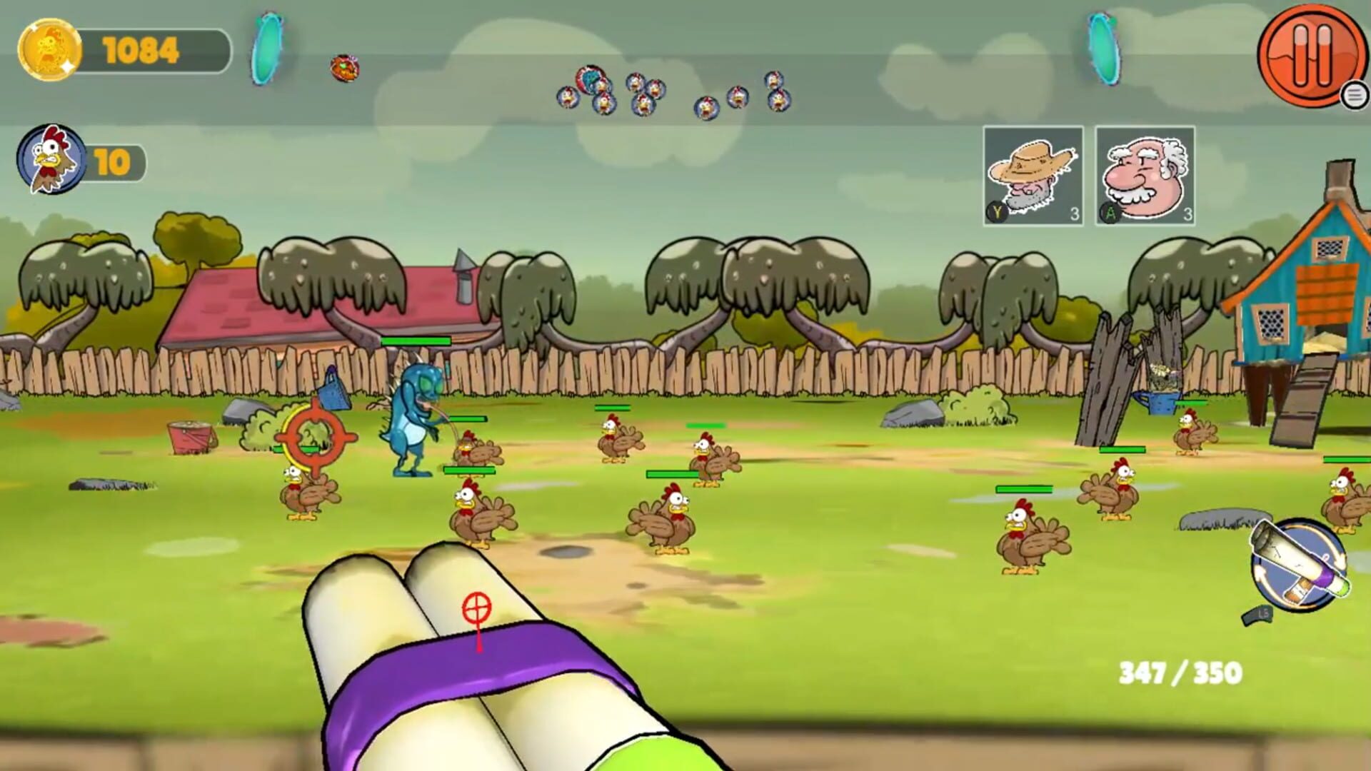 Chicken Coop Invaders