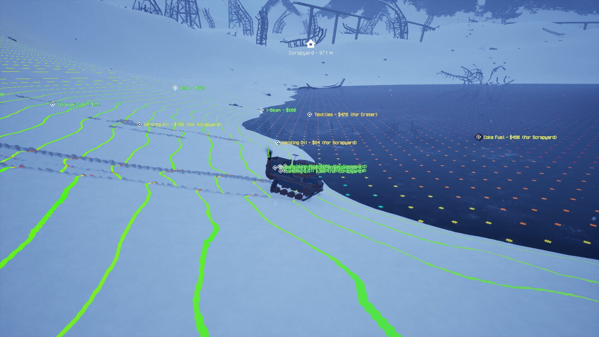 Deep Snow Delivery - Screenshot
