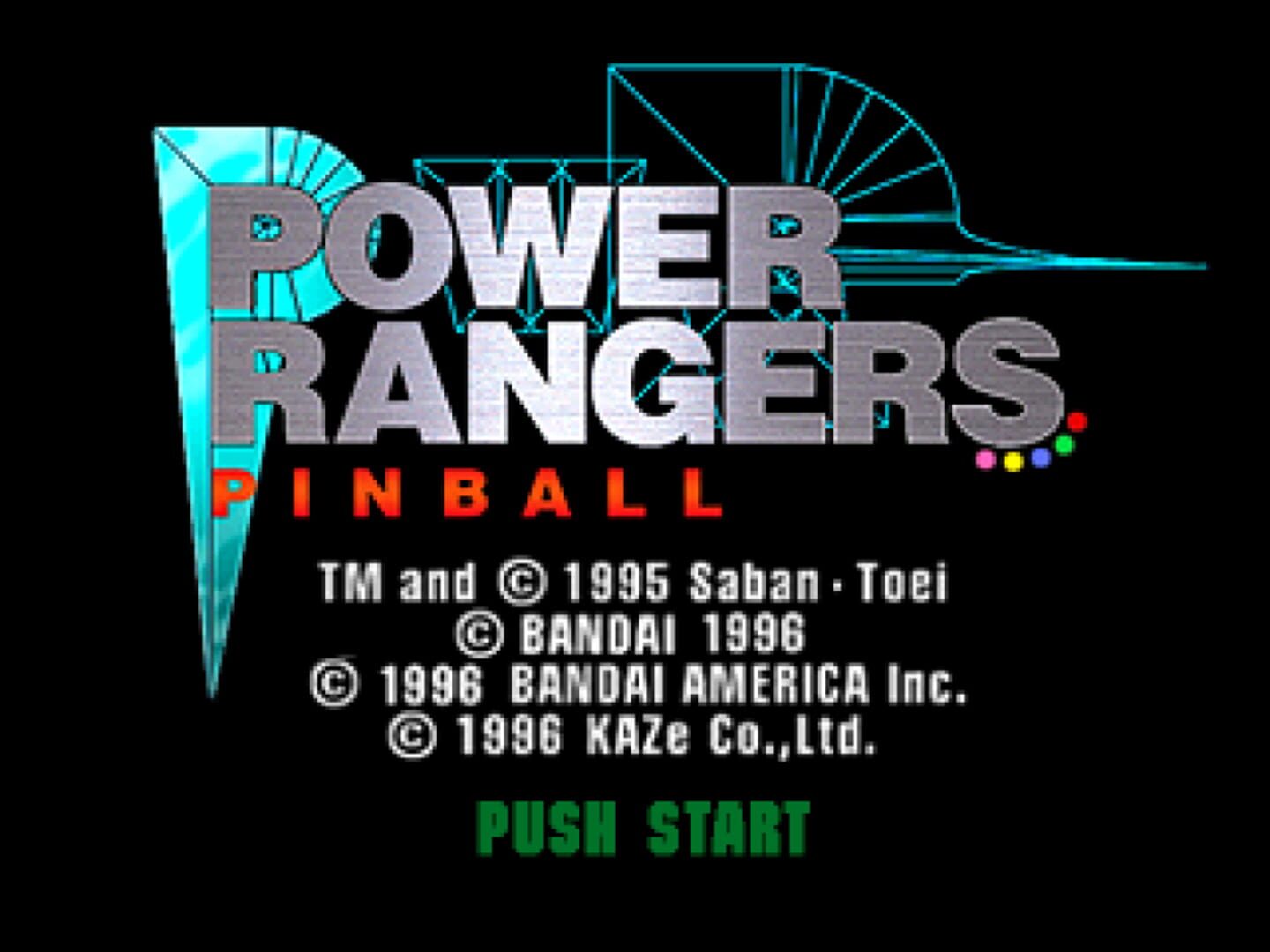 Power Rangers Zeo - Full Tilt Battle Pinball