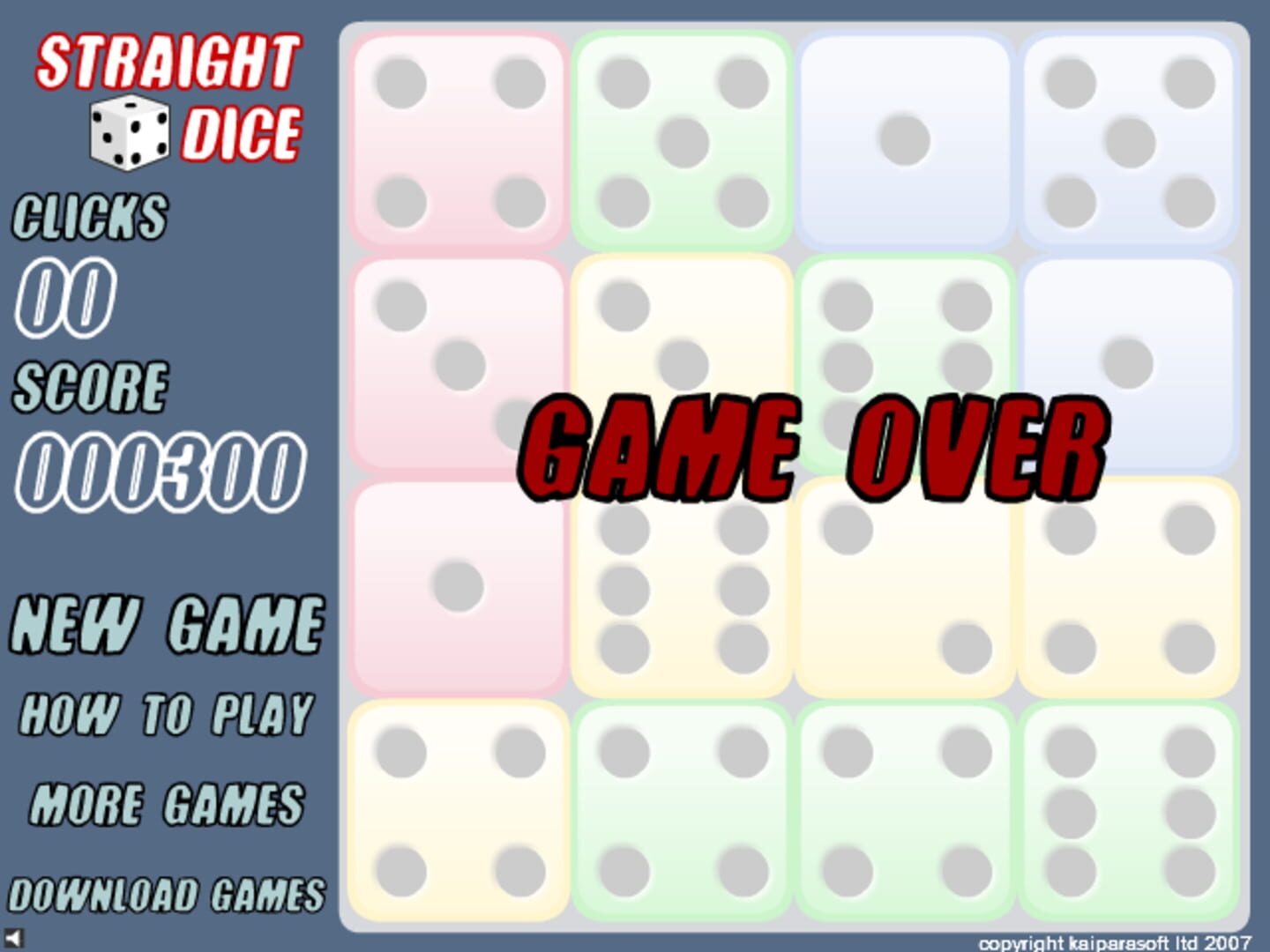 Straight Dice · 游戏截图