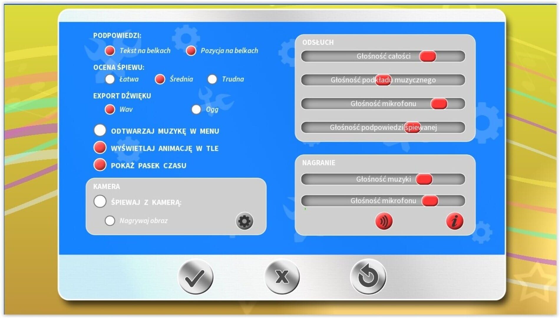 Zabawa Karaoke - Screenshot
