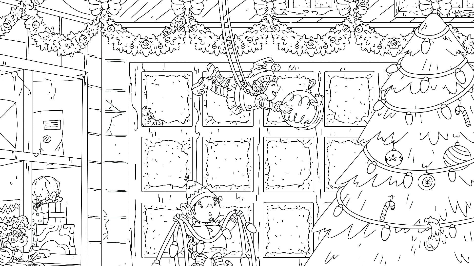 Cats Hidden in Advent Calendar