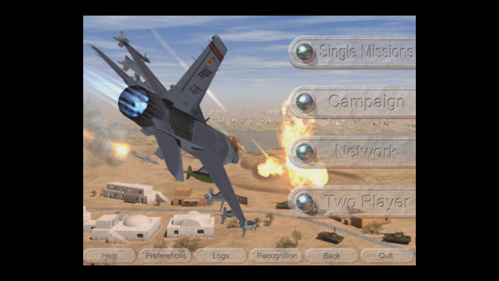IF-16 Fighting Falcon - Screenshot