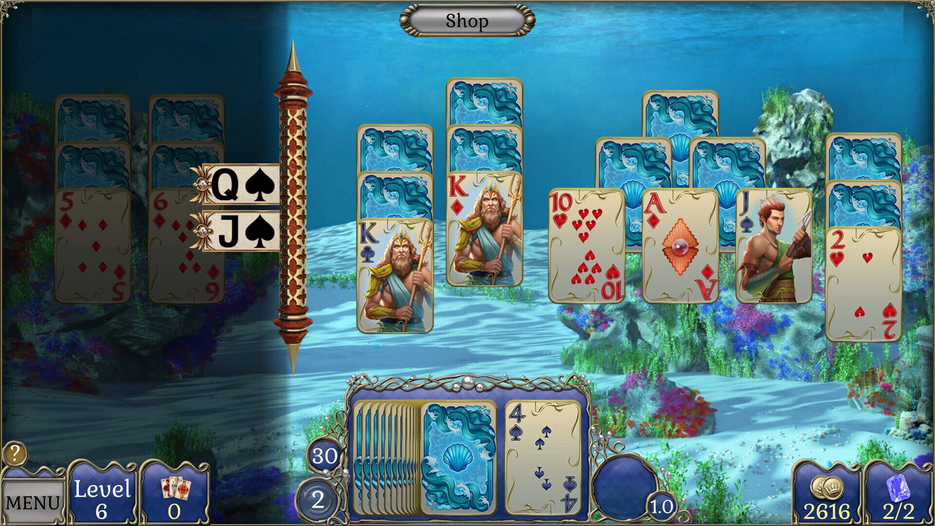Jewel Match Atlantis Solitaire 5: Collector's Edition