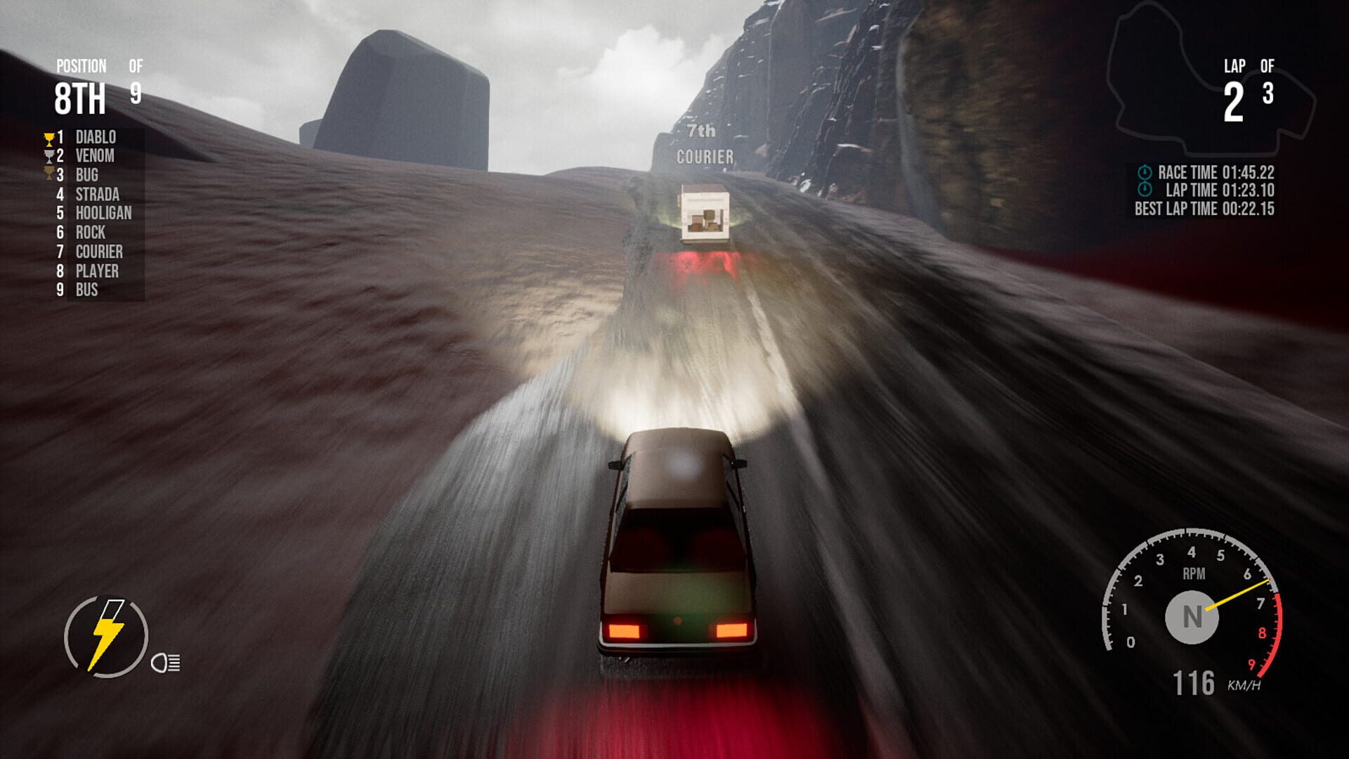 TurboMania Fog Racers - Screenshot