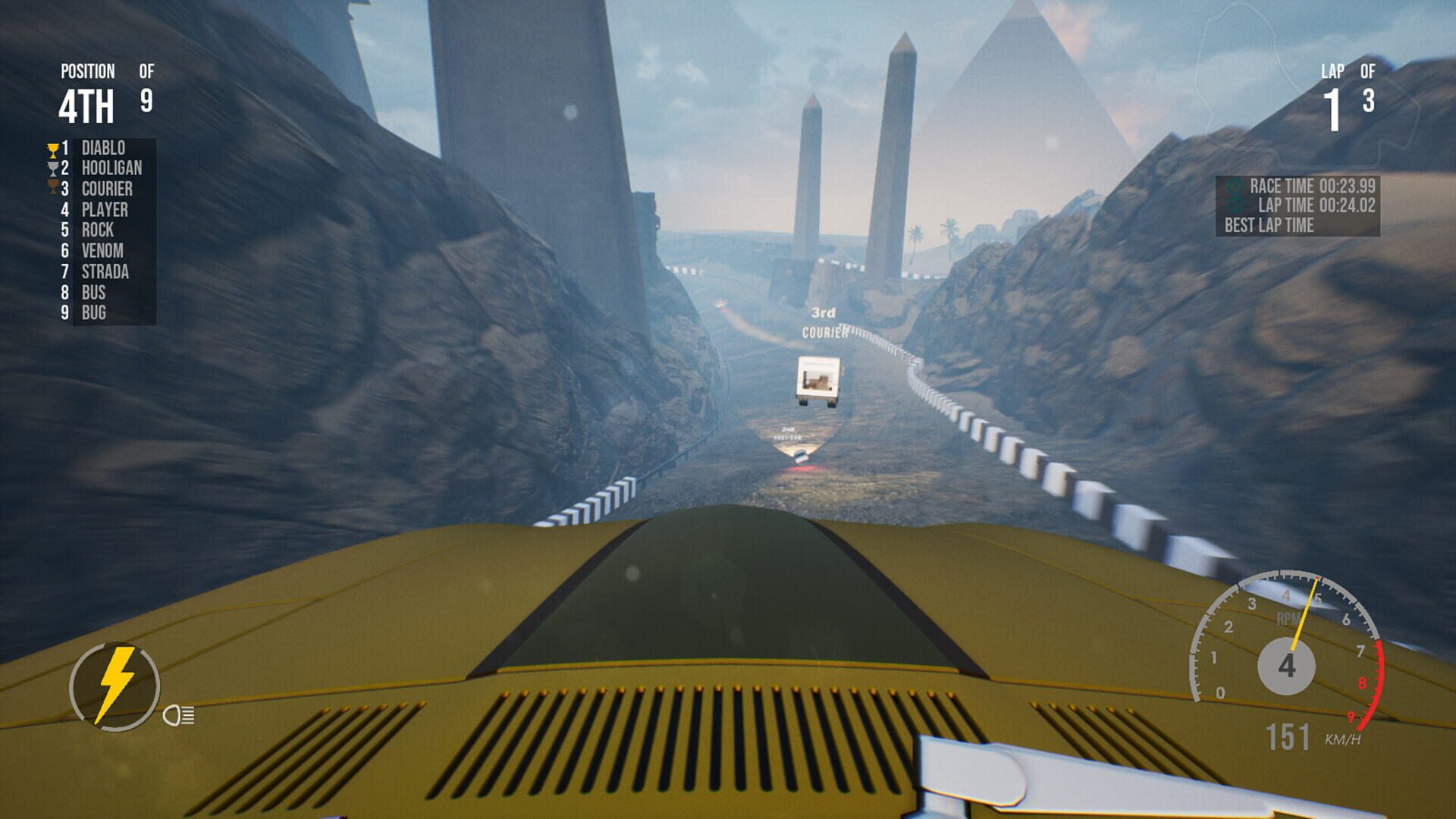TurboMania Fog Racers - Screenshot