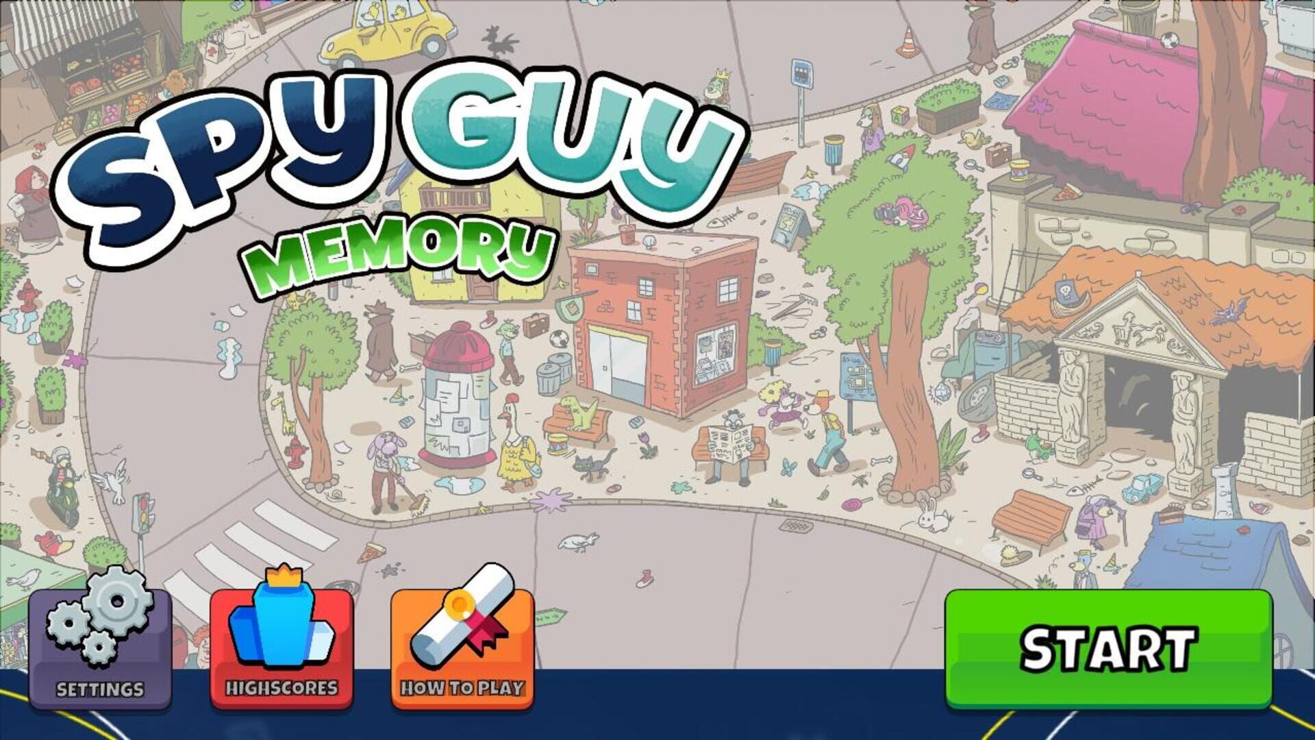 Spy Guy Memory Funny Bundle - Screenshot