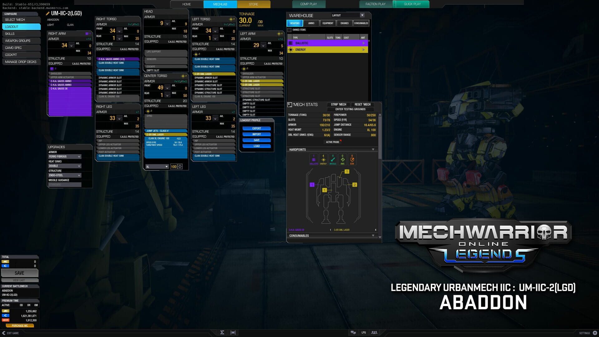 MechWarrior Online: Hashké and Abaddon Legendary Mech Pack