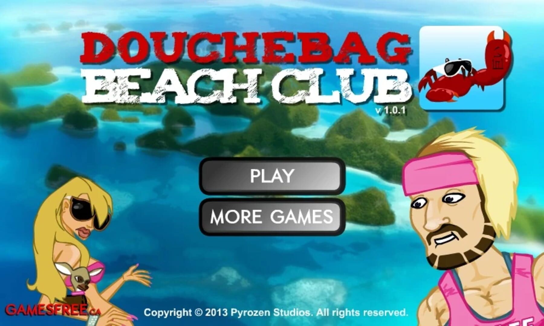 Douchebag Beach Club - Screenshot