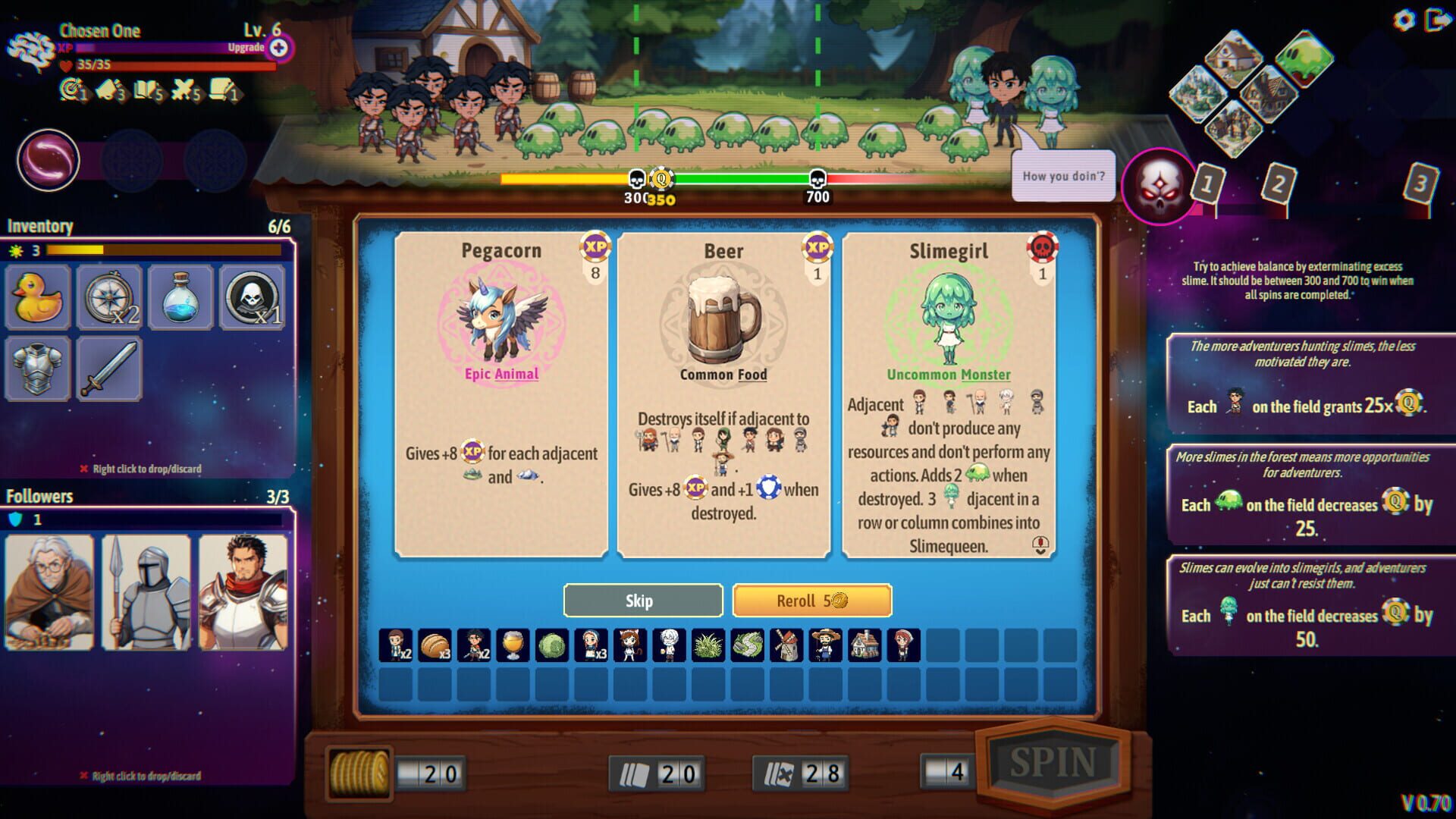 Re: Spin. Die. Repeat.