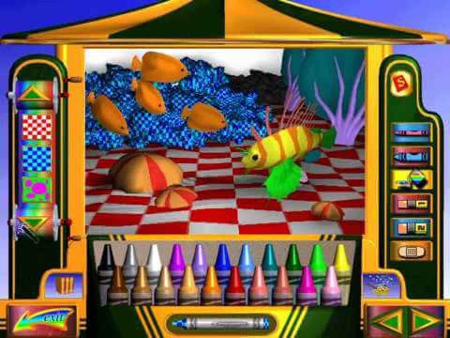 Crayola Magic 3D Coloring Book · 游戏截图