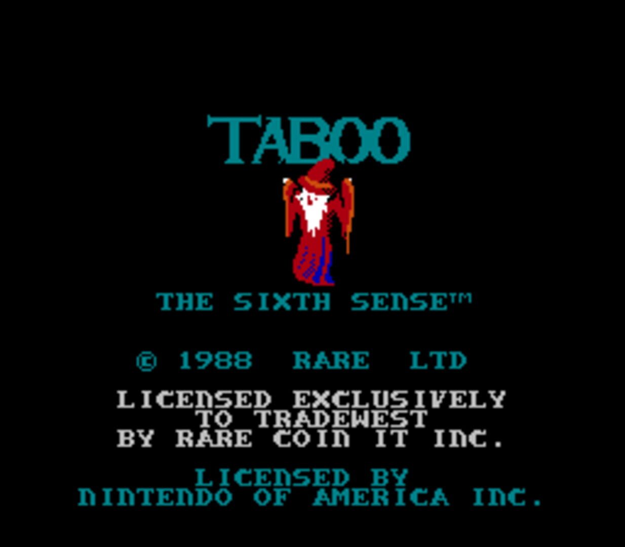 Taboo: The Sixth Sense
