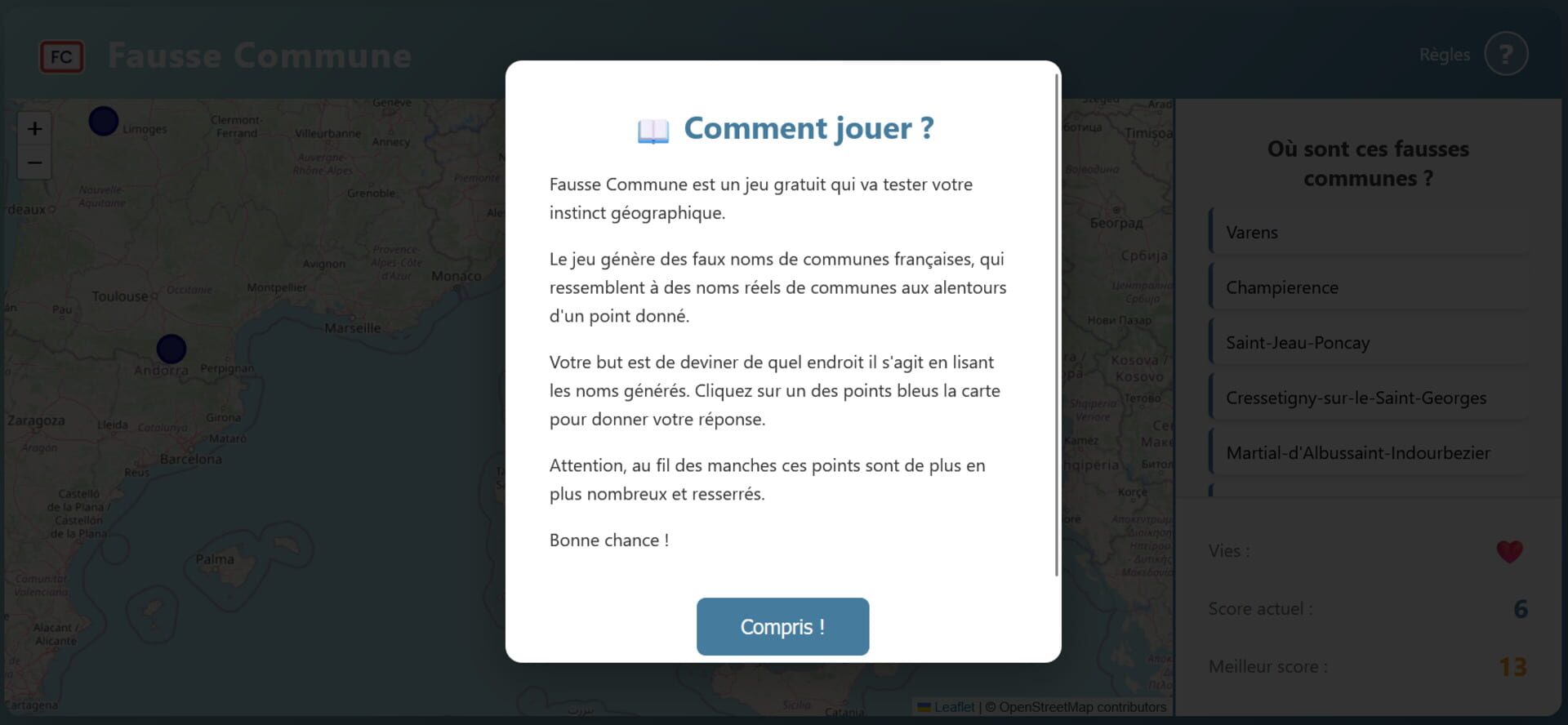 Fausse Commune · 游戏截图