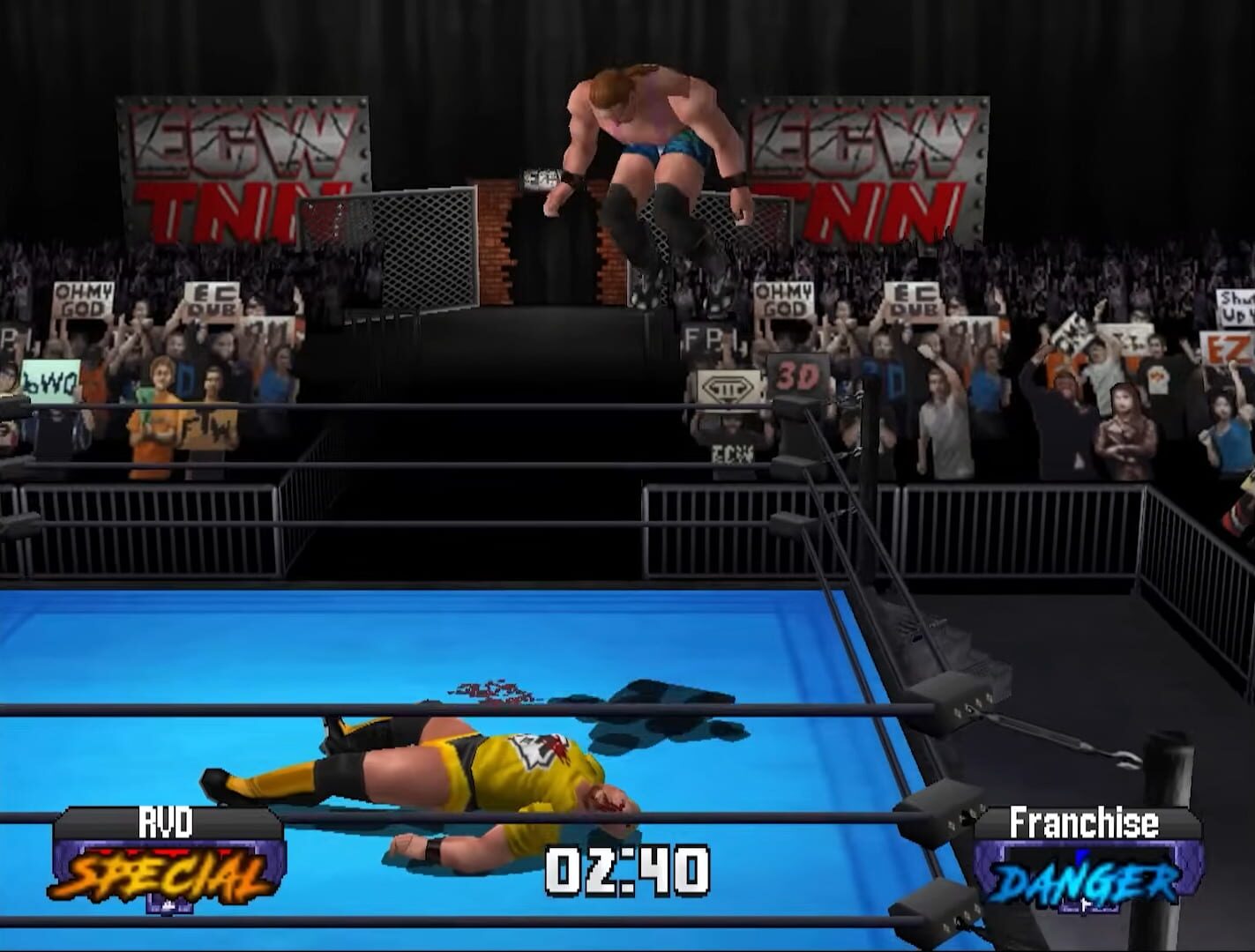 ECW: Born to be Wired - Screenshot