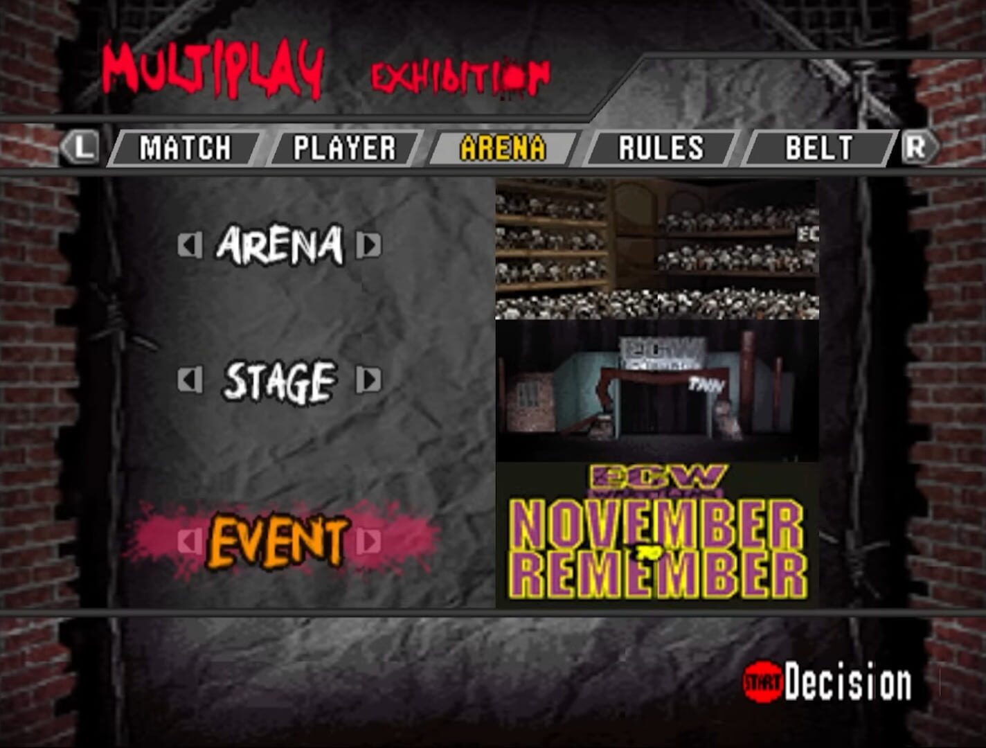 ECW: Born to be Wired - Screenshot