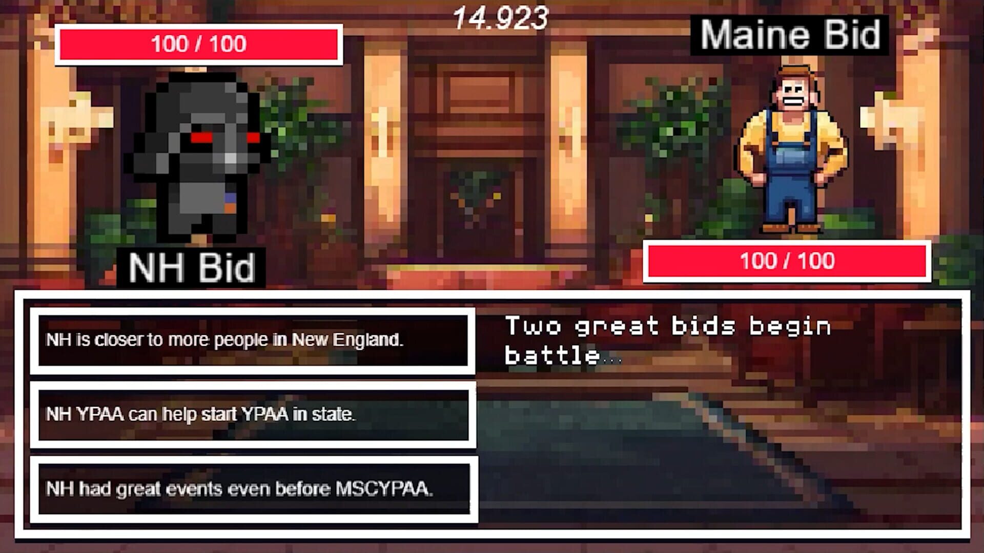 NH Bid at MSCYPAA: The Game - Screenshot