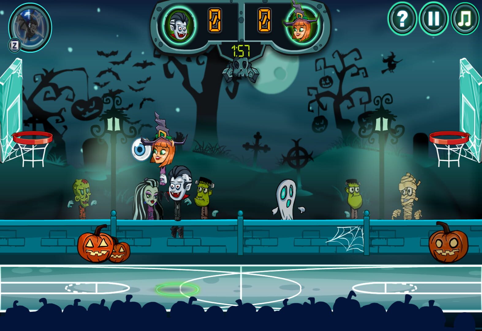 Halloween Basketball Legends · 游戏截图