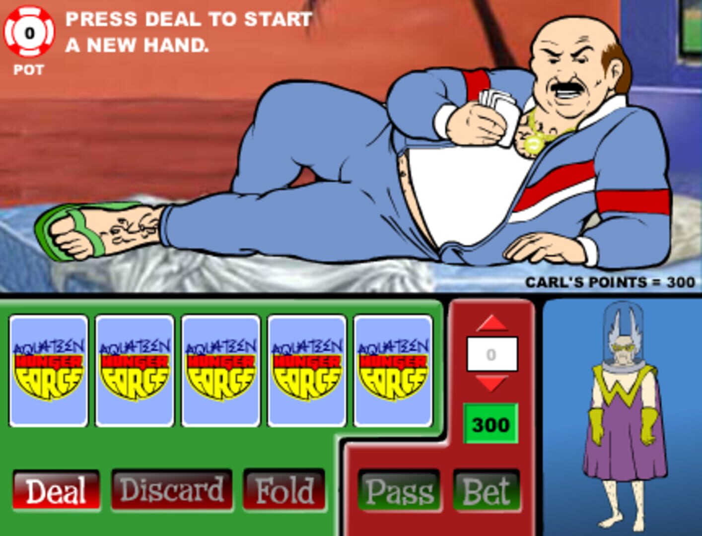 Carl's Freakin' Strip Poker · 游戏截图