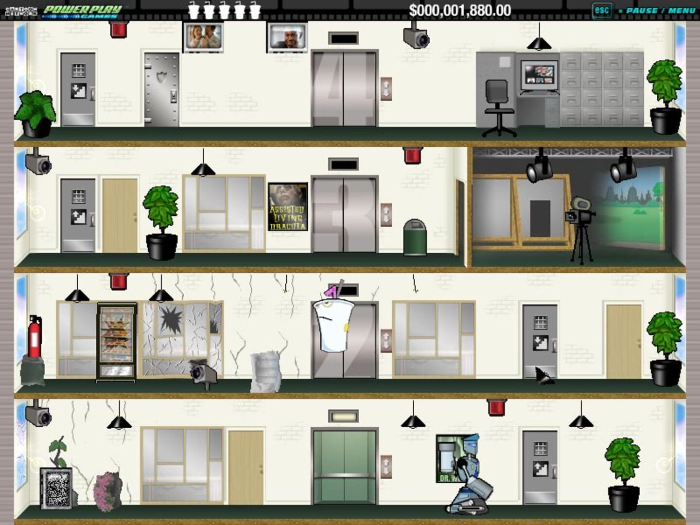Aqua Teen Hunger Force: Studio Shakedown · 游戏截图