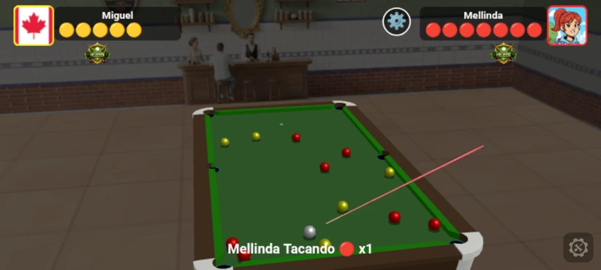 Sinuca de Bar - Screenshot