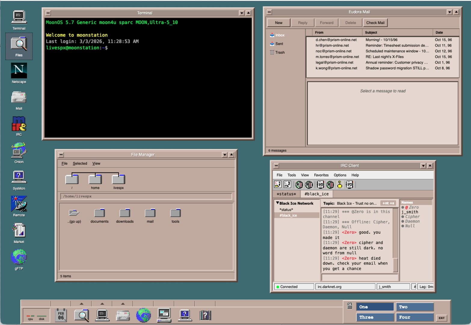 Netshell - Screenshot