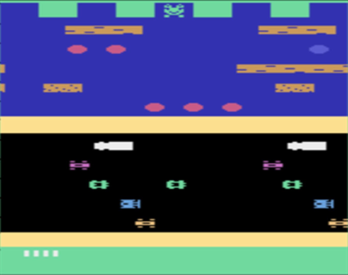 2 Pak Special: Star Warrior/Frogger - Screenshot