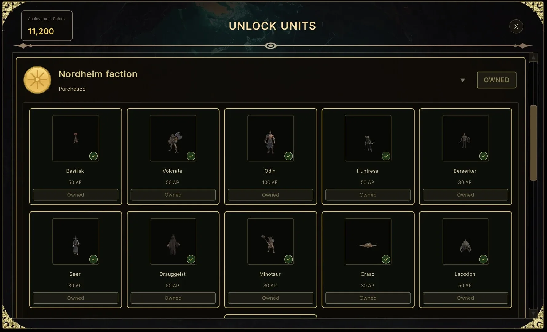 Age of Gods: Nordheim Faction