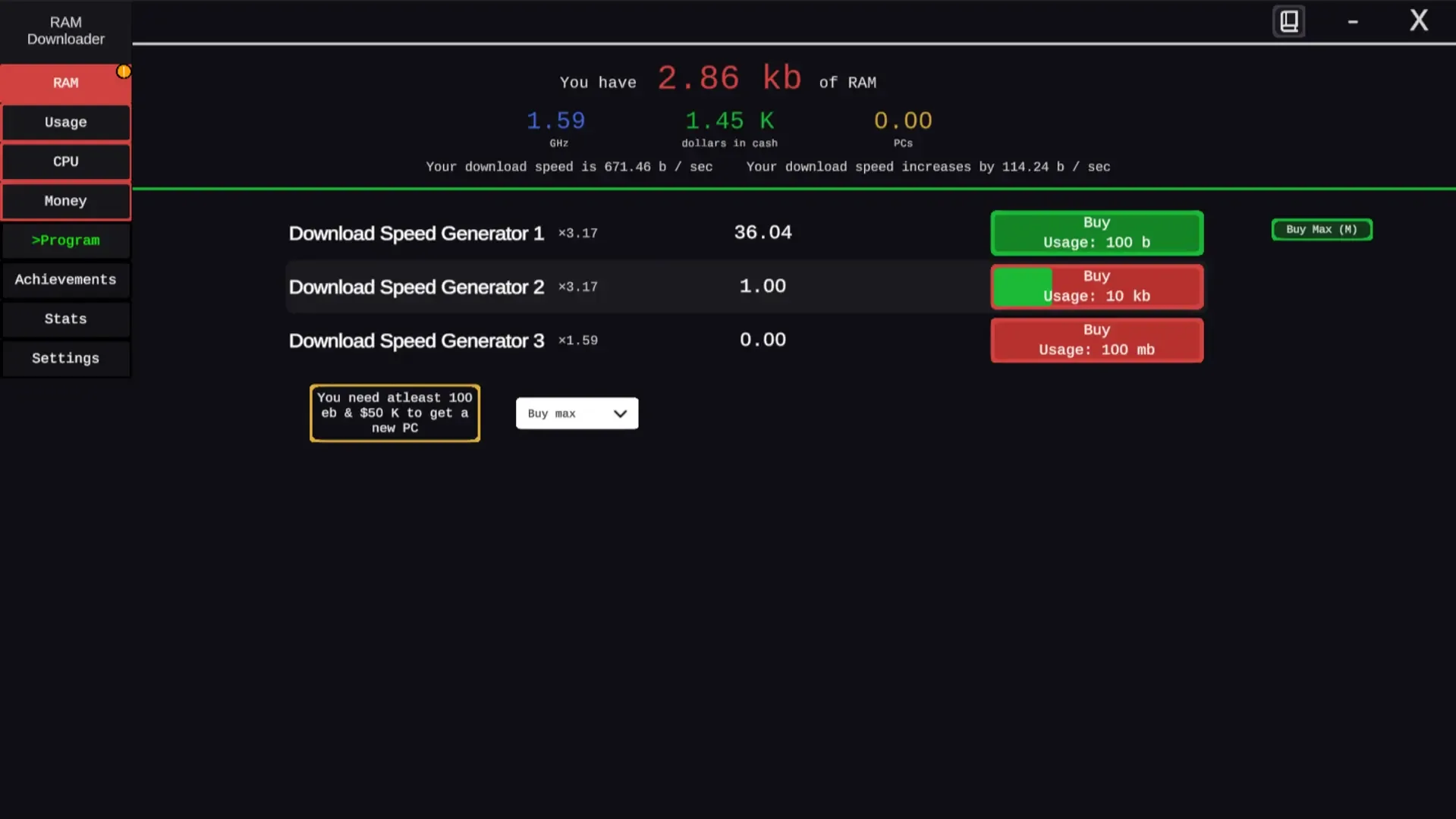 Download RAM Idle