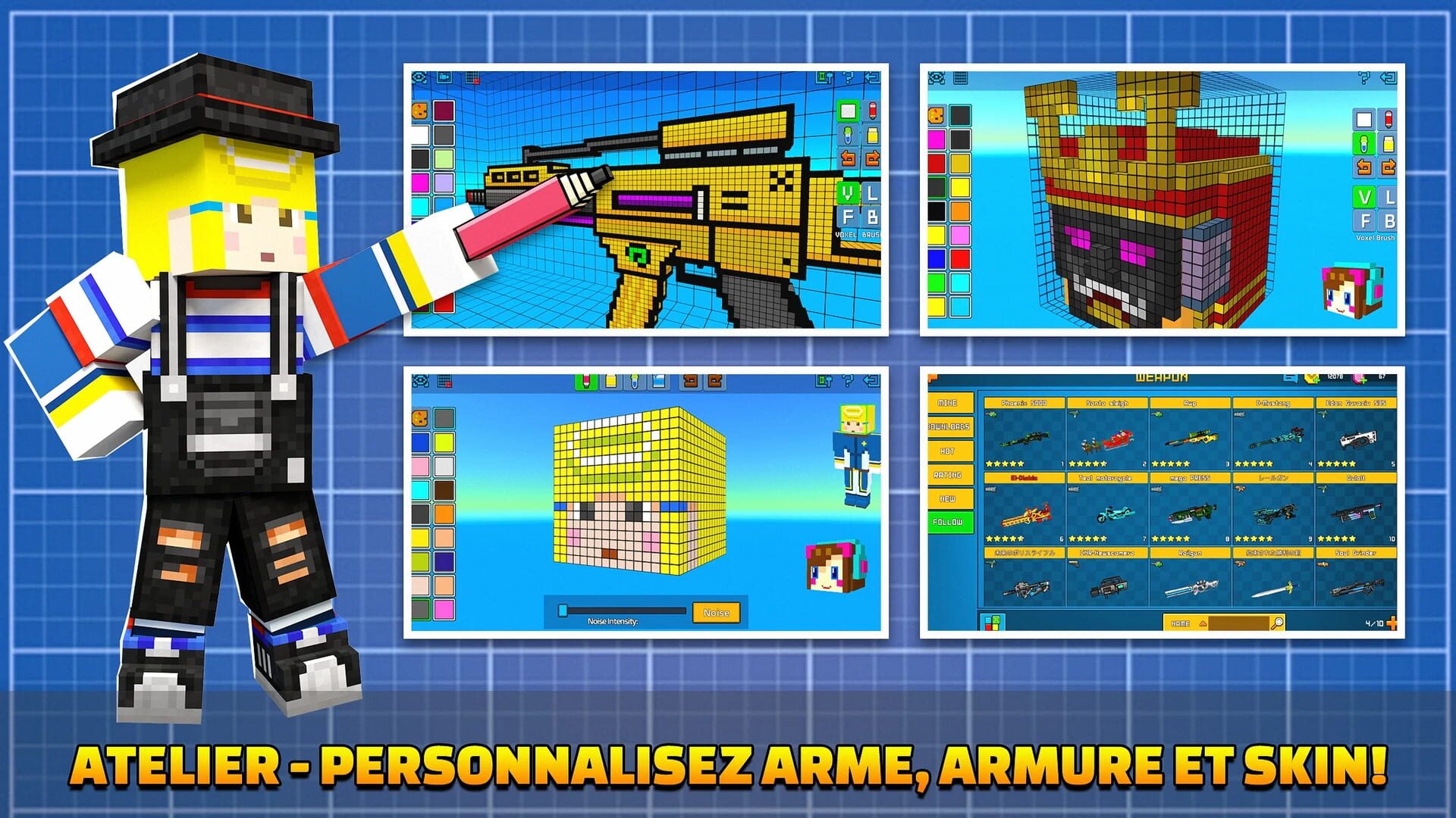 Cops N Robbers: Pixel Craft Gun - Screenshot