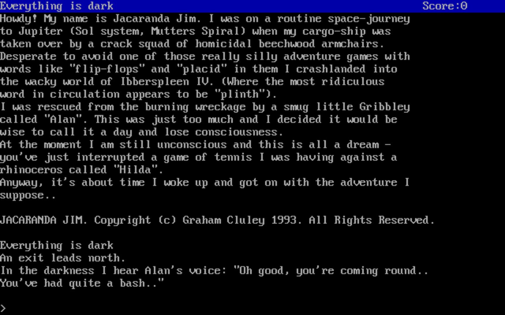 Jacaranda Jim - Screenshot