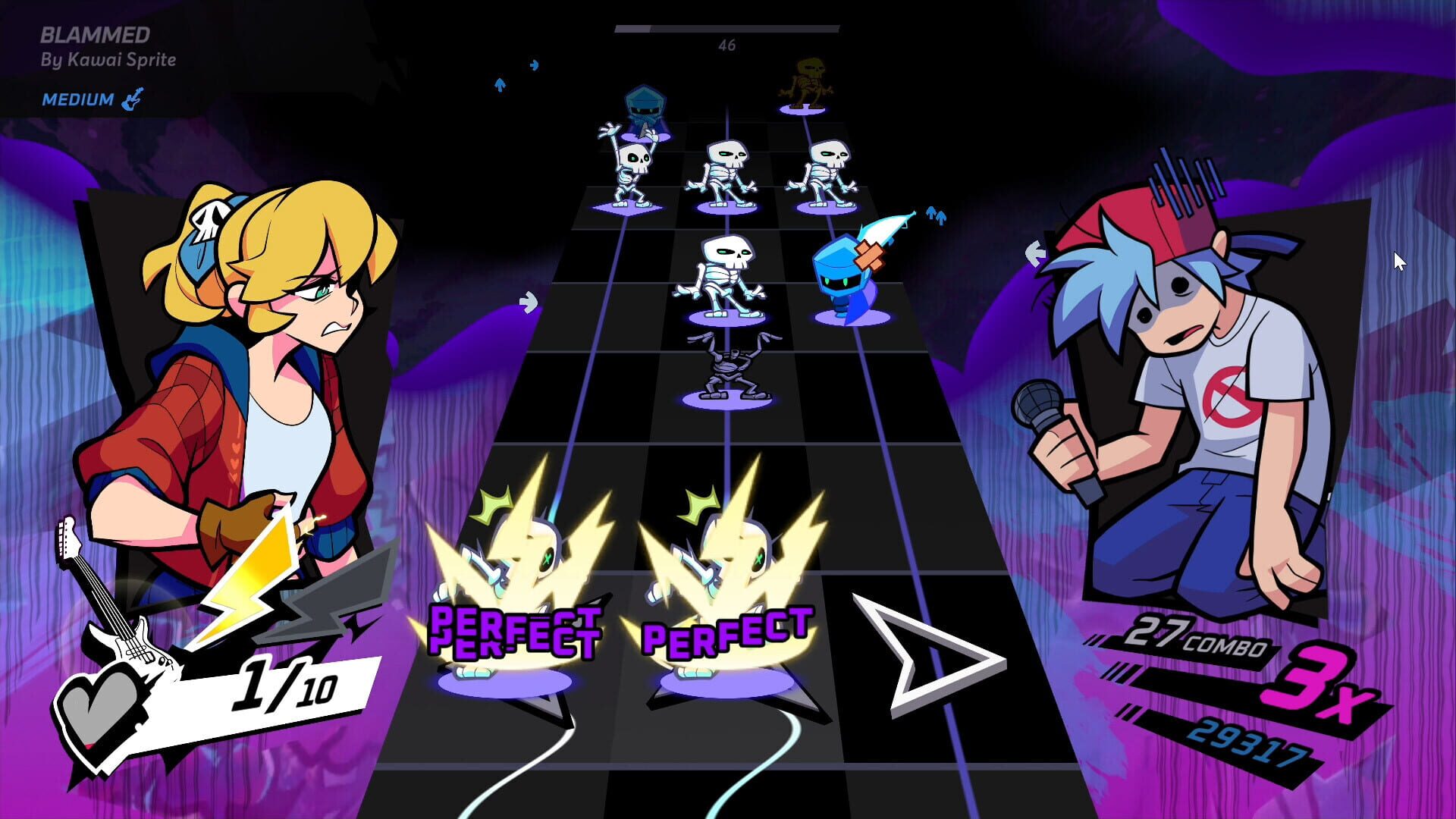 Rift of the NecroDancer: Friday Night Funkin' - "Blammed" - Kawai Sprite