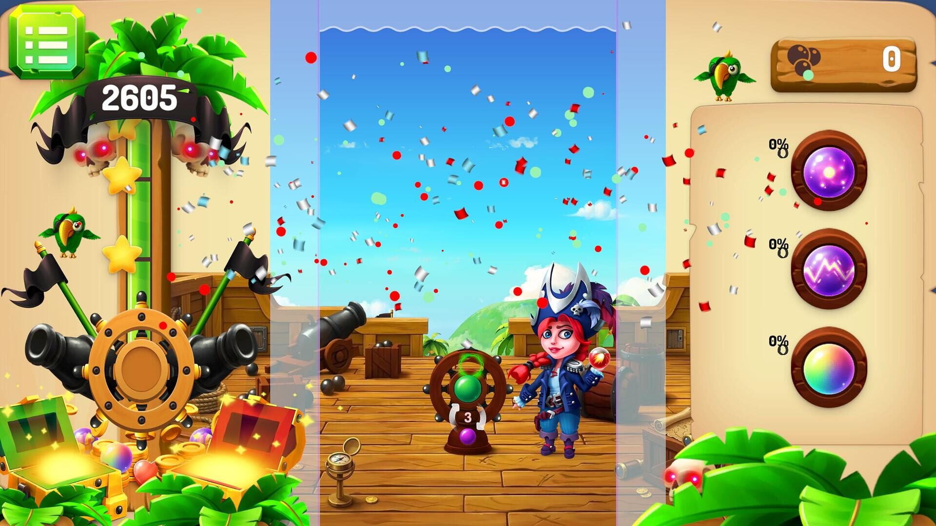 Bubble Shooter Piratey - Screenshot
