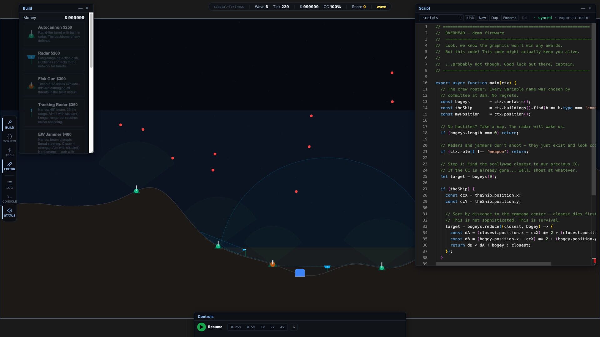 Overhead - Screenshot