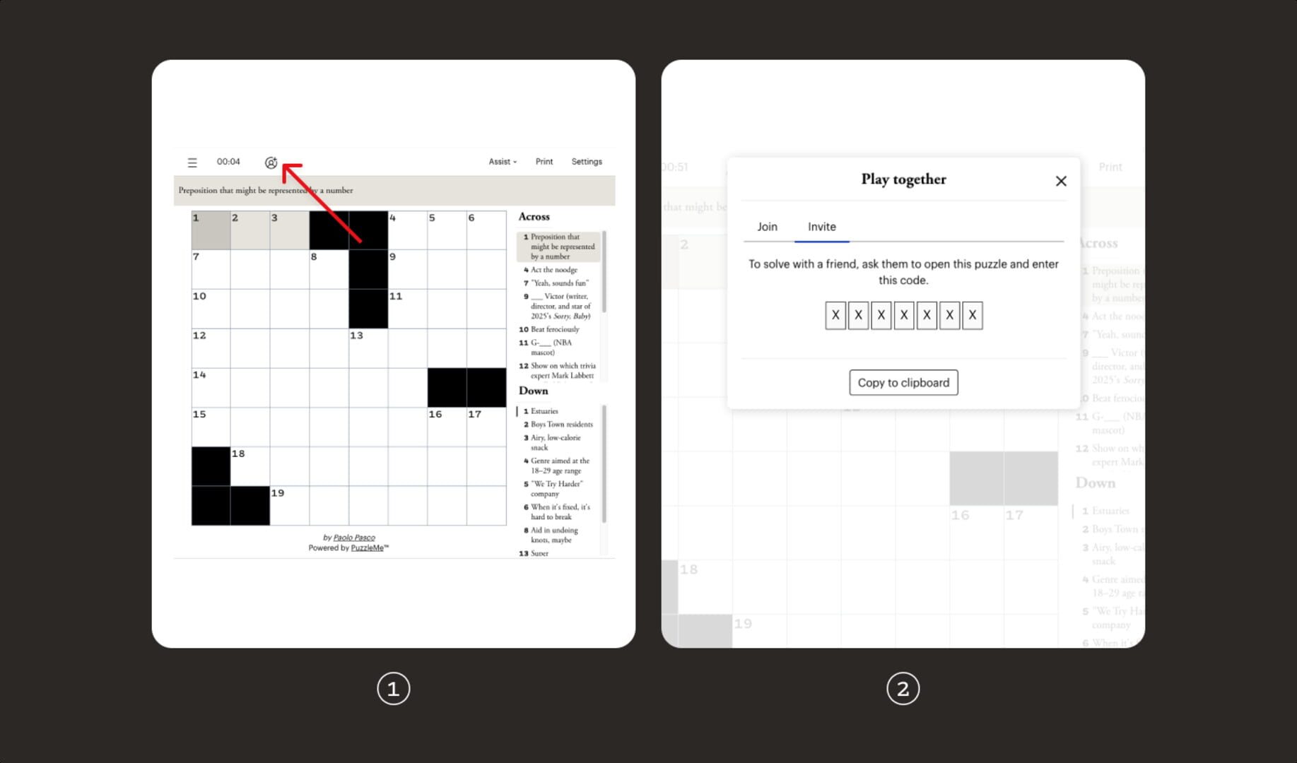 Crossword - Screenshot