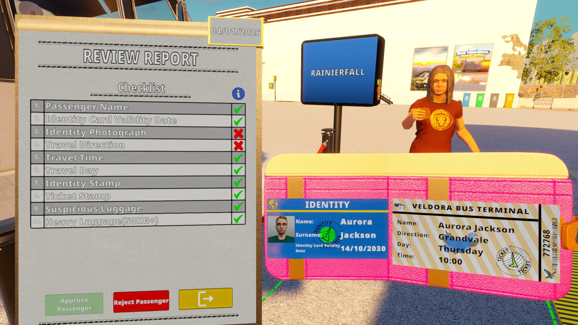 Bus Terminal Simulator