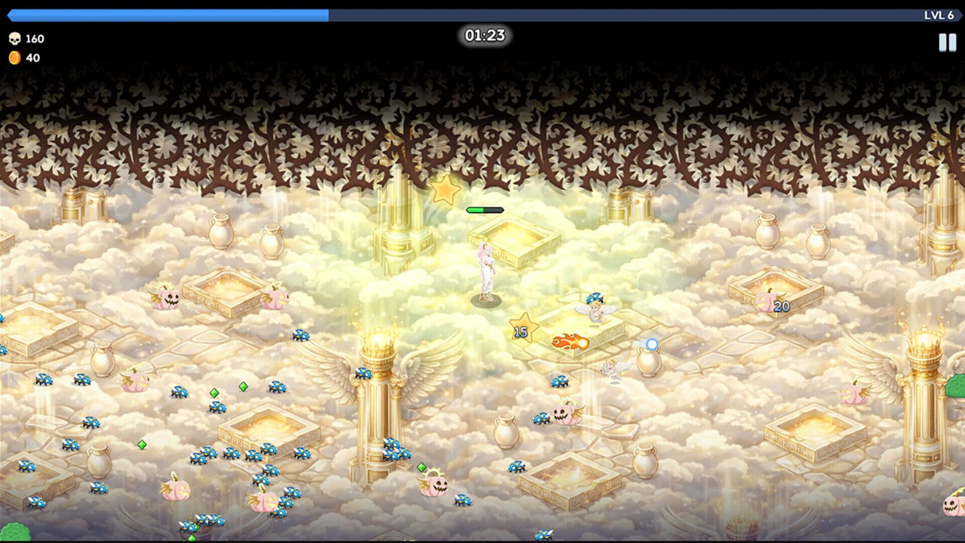 Aphrodite Evolve Weapons Survivor: Greek Gods Versus Heaven - Screenshot