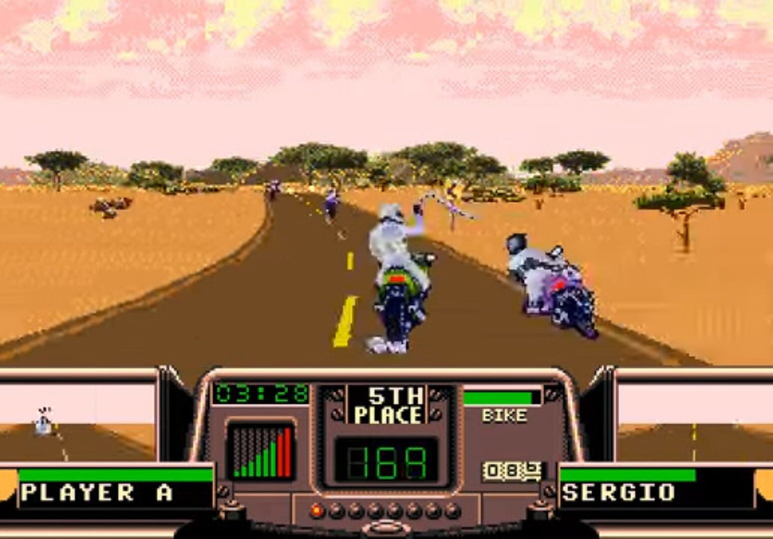 Road Rash 3 - Screenshot
