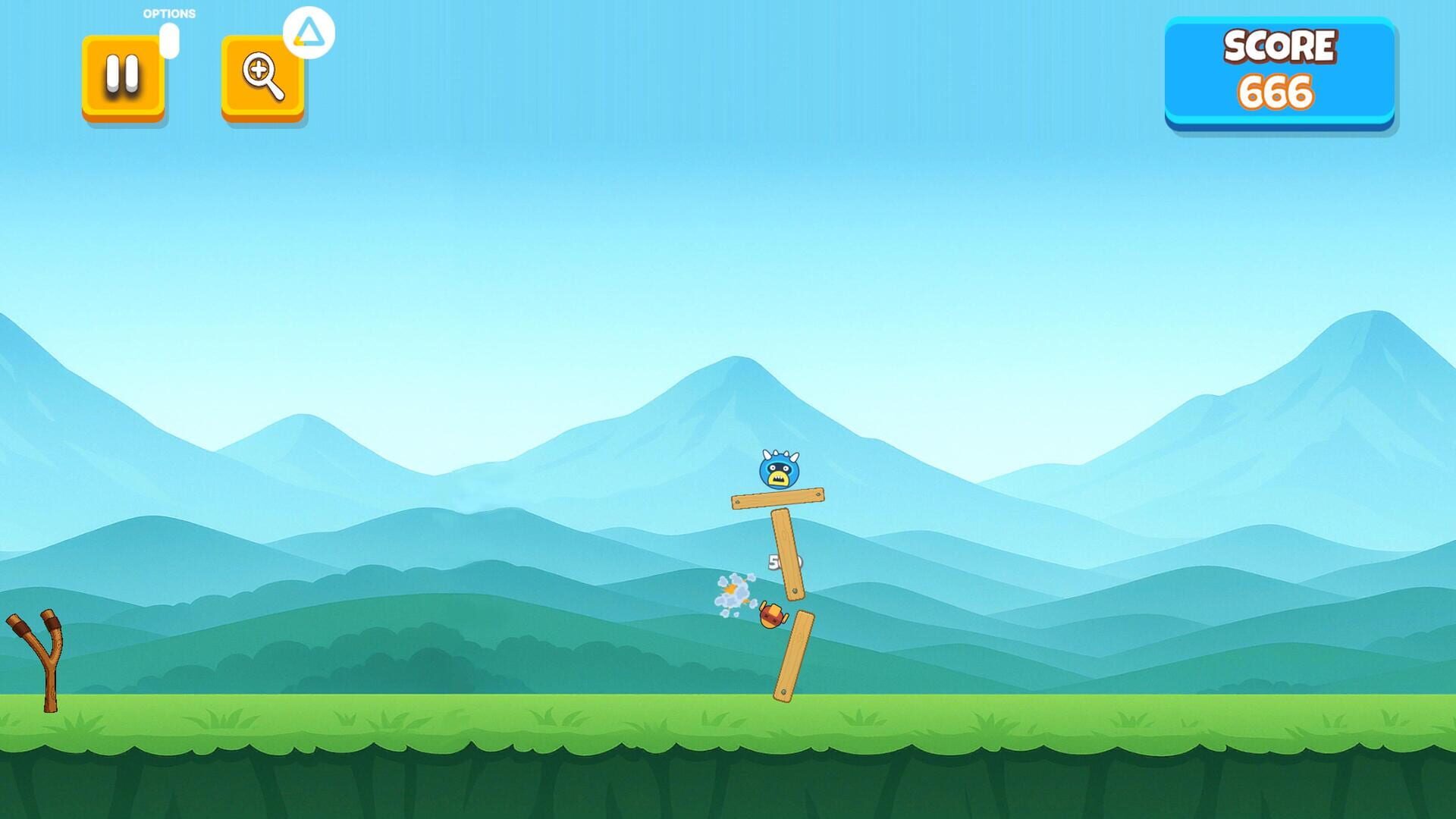 Monster Slingshot Smash - Screenshot