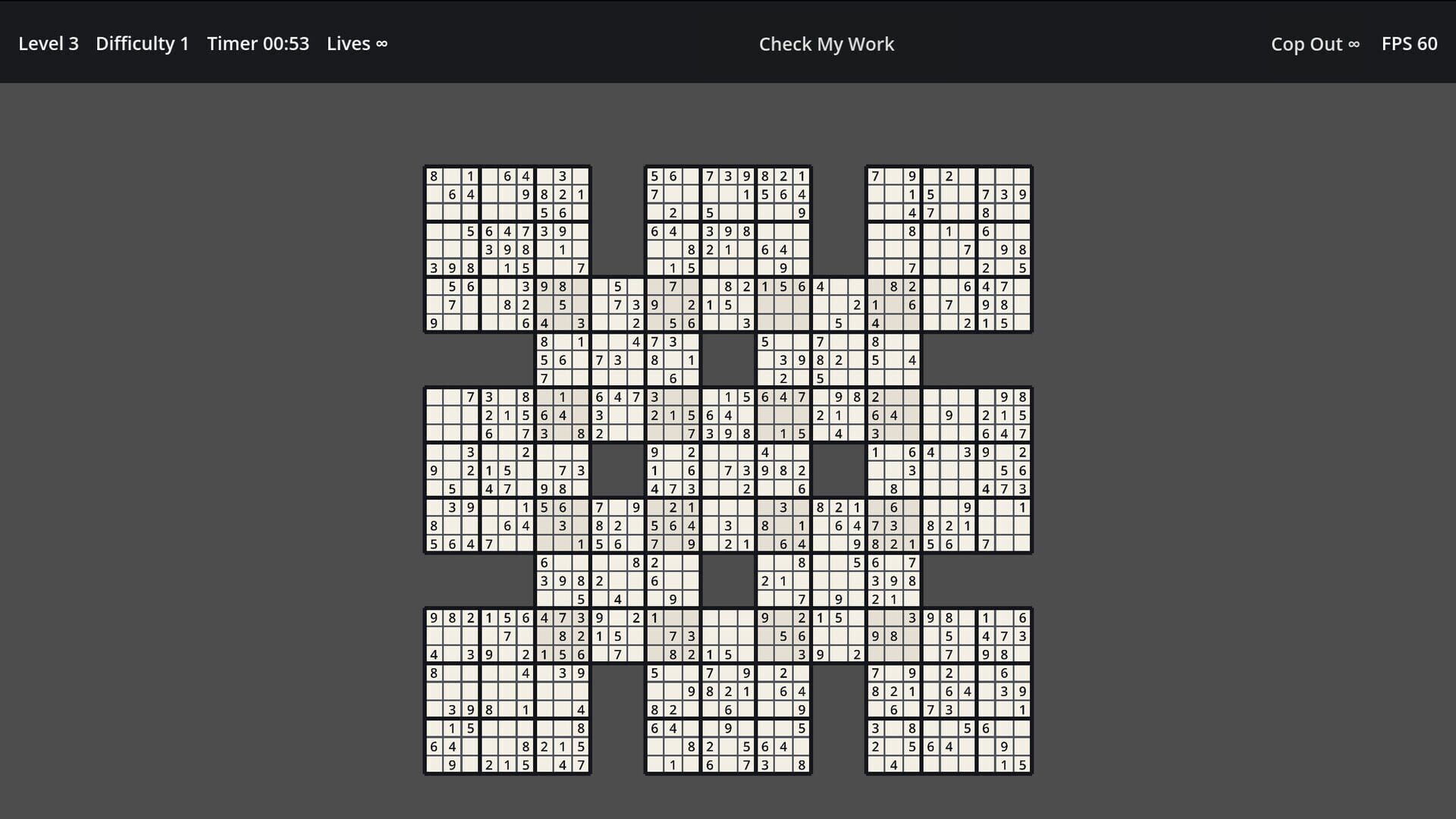 Sudoku: Unlimited Expansion